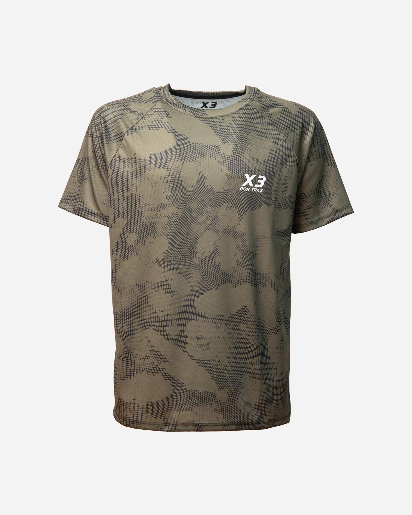 T-shirt tennis X3 POR TRES BRUXELLES M - Verde - 0 | Cisalfa Sport